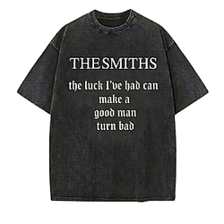 Please Let Me Get I Want Lyrics DTNK0406 Washed The Smiths T-Shirts