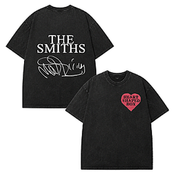 [Eye-Catching] Heart Shaped Box DTNK1806 Washed The Smiths T-Shirts