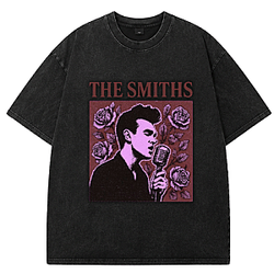 Singing Flower DTNK1806 Washed The Smiths T-Shirts