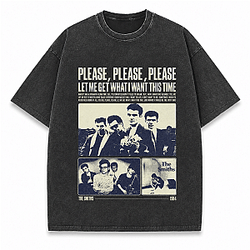 The Smiths Please Please Please 1984 Washed NTMD1808  The Smiths T-Shirts