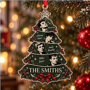[Limited] The Smiths Members Christmas Tree  The Smiths Acrylic Ornament