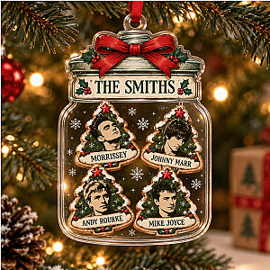 The Smiths Members Christmas Jar The Smiths Ornament