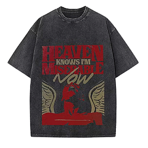 Heaven Knows Im Miserable DTNK1409 Washed The Smiths T-Shirts