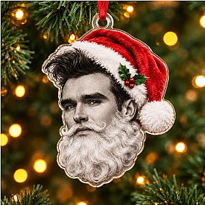Morrissey Santa Clause Christmas The Smiths Acrylic Ornament