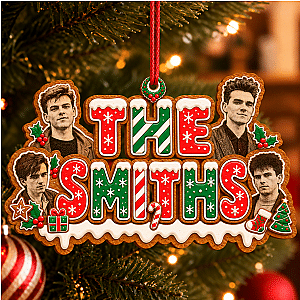 The Smiths Members Christmas The Smiths Wooden Ornament