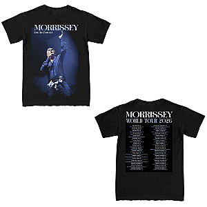 Morrissey Live In Concert World Tour 2026 LA1709 The Smiths T-Shirts