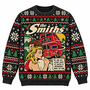 Print Round Neck DTNK0610 The Smiths  Ugly Christmas Sweatshirts