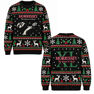 [Exclusive] Morrissey The Queen Is Dead DTNK0610 The Smiths  Ugly Christmas Sweatshirts