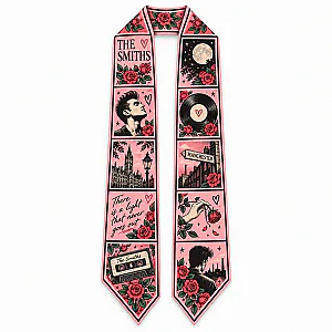 Him And Us DTNK2210 The Smiths Faux Silk Scarf