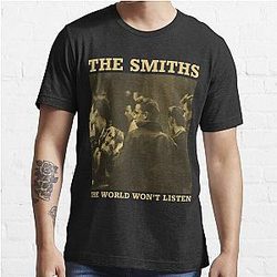 The Smiths The World Won't Listen Gift Men Women Essential T-Shirt