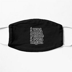 The Smiths - i was bored before i even began - size 3 Flat Mask