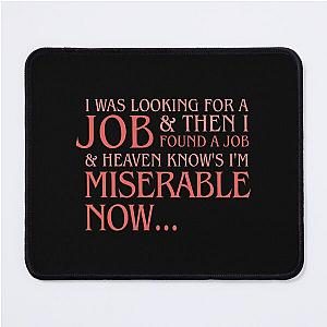 Heaven Knows Im Miserable Now The Smiths Morrissey Johnny Marr Manchester Lyric Design Sticke Mouse Pad