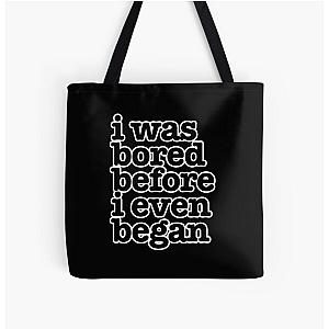 The Smiths Song Lyrics - i was bored before i even began.. All Over Print Tote Bag