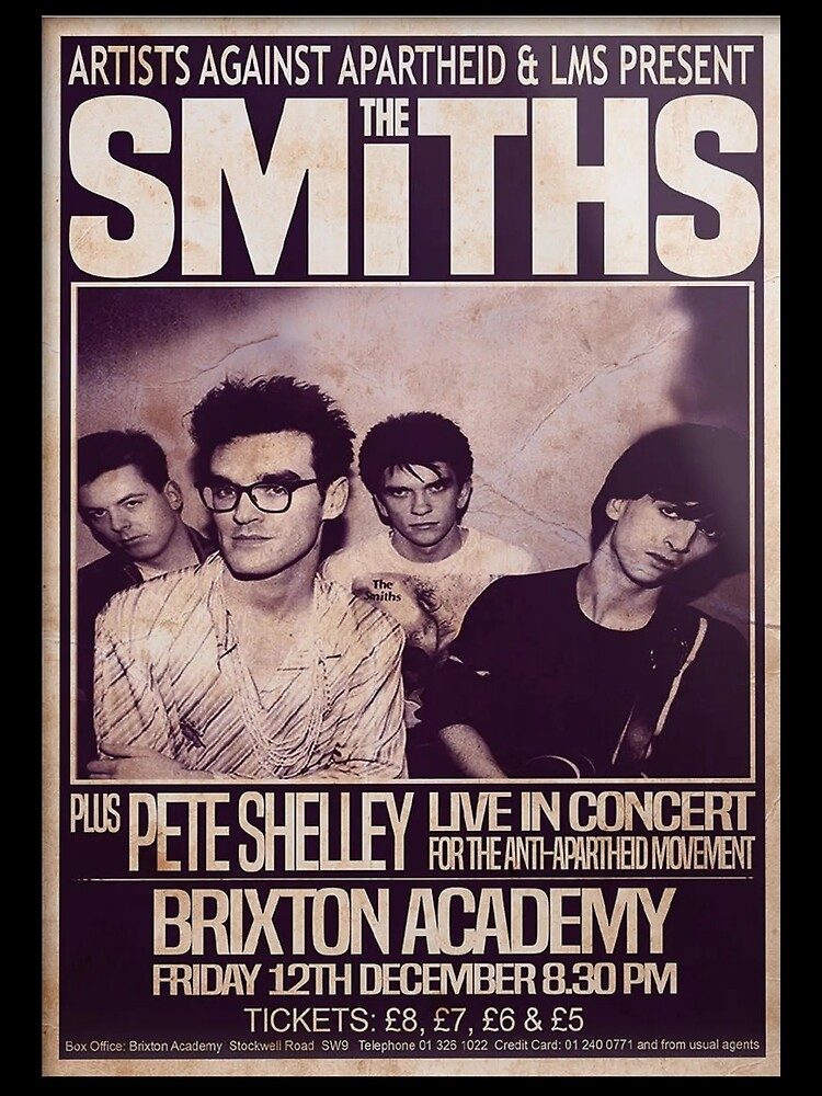 The Smiths 1986 The Final Concert Poster | The Smiths Store