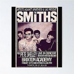 The Smiths 1986 The Final Concert Poster