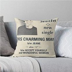 The Smiths poster (This charming man) Throw Pillow