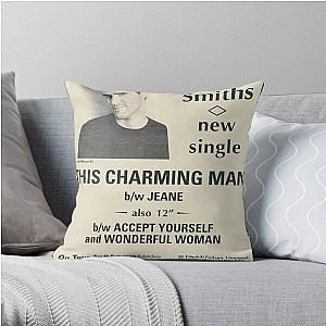 The Smiths poster (This charming man) Throw Pillow