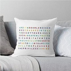 The Smiths - There is a light that never goes out Throw Pillow