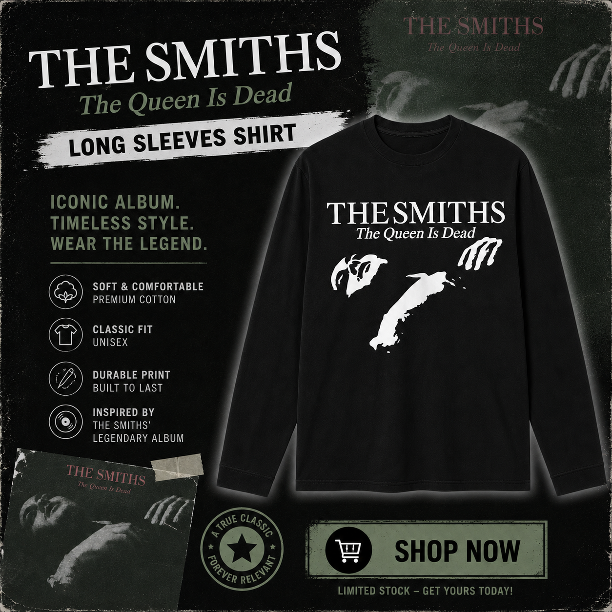 Queen Is Dead Long Sleeves The Smiths Shirts