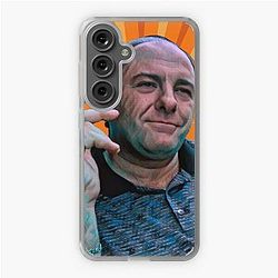 The Sopranos - Tony Soprano - Fan Art - Gifts for Sopranos Fans - Tony Soprano Cigar Samsung Galaxy Soft Case