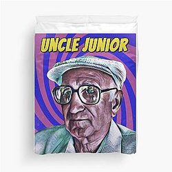 The Sopranos - Tony Soprano - Fan Art - Gifts for Sopranos Fans -  Uncle Junior.  Duvet Cover