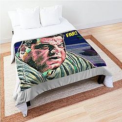 The Sopranos - Tony Soprano - Fan Art - Gifts for Sopranos Fans - Bobby Bacala You Sopranos....You Go Too Far! Comforter
