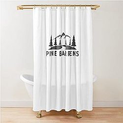 The Sopranos - Tony Soprano - Fan Art - Gifts for Sopranos Fans -  Pine Barrens Shower Curtain