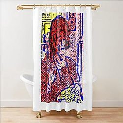 The Sopranos - Tony Soprano - Fan Art - Gifts for Sopranos Fans - Ginny Sac Shower Curtain