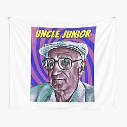 The Sopranos - Tony Soprano - Fan Art - Gifts for Sopranos Fans -  Uncle Junior.  Tapestry