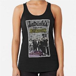 The Sopranos Wall art, Satriales, Sopranos gift Racerback Tank Top