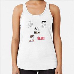The Sopranos Wojak Pack Racerback Tank Top