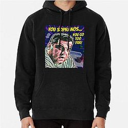 The Sopranos - Tony Soprano - Fan Art - Gifts for Sopranos Fans - Bobby Bacala You Sopranos....You Go Too Far! Pullover Hoodie