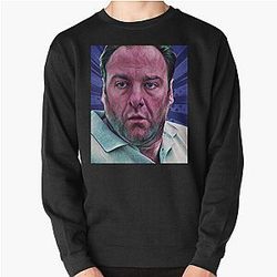 The Sopranos - Tony Soprano - Fan Art - Gifts for Sopranos Fans - Tony Soprano Hit Attempt. Pullover Sweatshirt