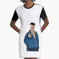 Paulie The Sopranos Graphic T-Shirt Dress