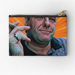 The Sopranos - Tony Soprano - Fan Art - Gifts for Sopranos Fans - Tony Soprano Cigar Zipper Pouch