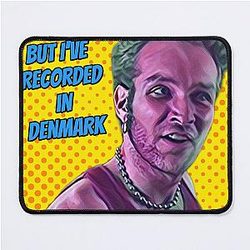 The Sopranos - Tony Soprano - Fan Art - Gifts for Sopranos Fans - I've Recorded In Denmark. Defiler.  Mouse Pad