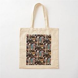 The Sopranos collage Cotton Tote Bag