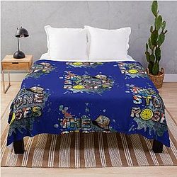 The Stone Roses Madchester Design Throw Blanket