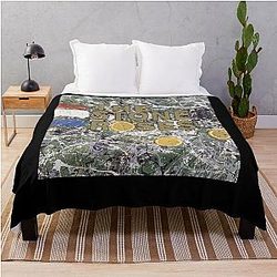 Elephant Stone The Stone Roses Throw Blanket