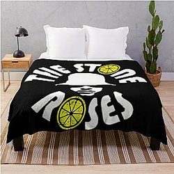 The Stone Roses Reni White Throw Blanket