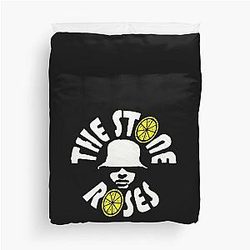 The Stone Roses Reni White Duvet Cover