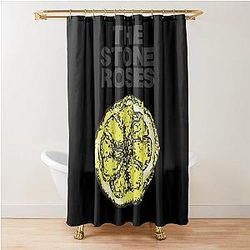 Stone Roses Lemon Shower Curtain