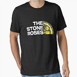 Stone Roses Merch The Rose Logo Essential T-Shirt