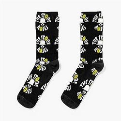 The Stone Roses Reni White Socks