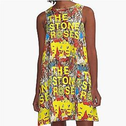 The Stone Roses A-Line Dress