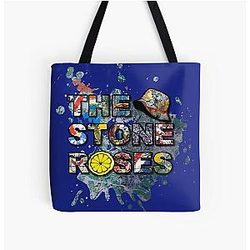 The Stone Roses Lemon Madchester Design All Over Print Tote Bag