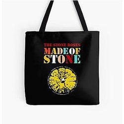 The Stone Roses - Made of Stone Lemon Screen Print All Over Tote Bag