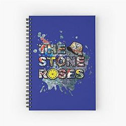 The Stone Roses Madchester Design Spiral Notebook