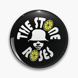 The Stone Roses Reni White Pin