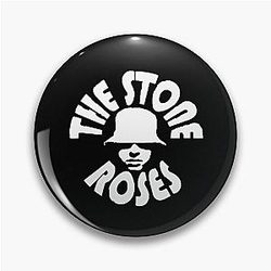 The Stone Rose Reni White Pin